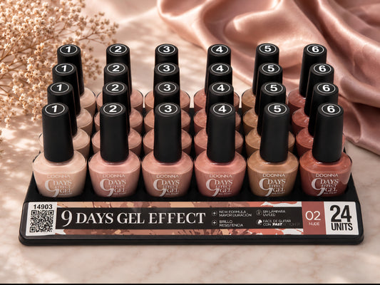 Vernis effet gel 9 jours sans lampe UV "Les marrons"