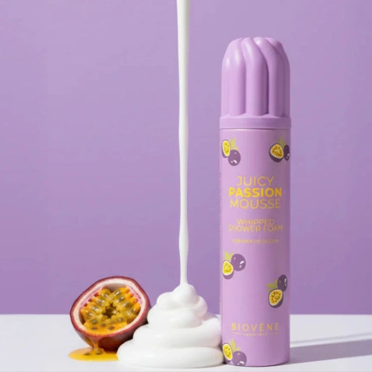 Mousse chantilly de douche Fruits de la passion