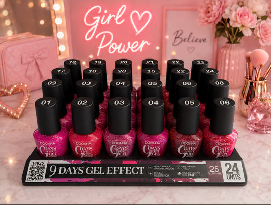 Vernis effet gel 9 jours sans lampe UV "Les paillettés"