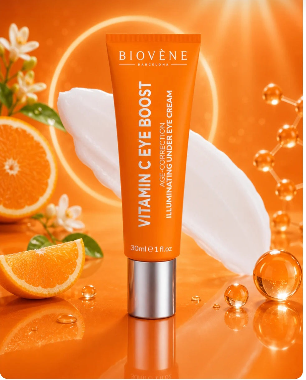 Contour des Yeux Correcteur & Illuminateur Vitamine C Boost 30ml - Biovene Barcelona
