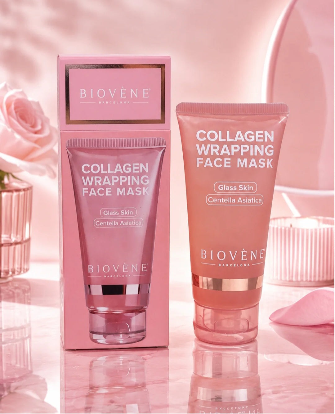 Wrapping Face Mask Glass Skin 75ml - Biovene Barcelona