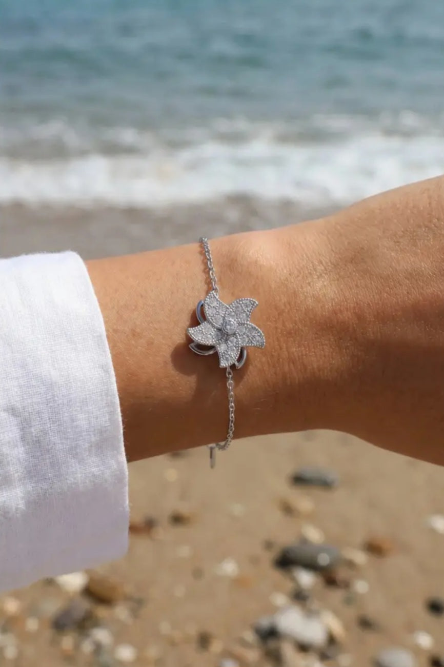 BRACELET EN ACIER INOXYDABLE (anti stress) Réf 130