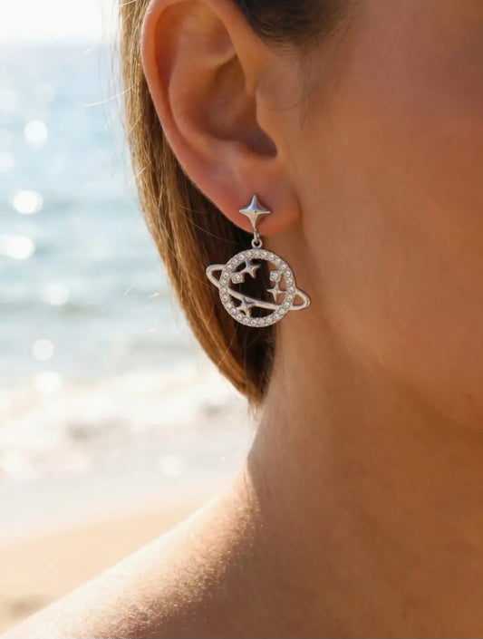 Boucles d'oreilles en acier inoxydable Réf 154