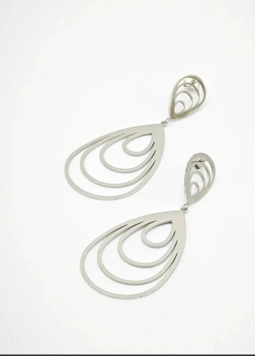 Boucles d'oreilles en acier inoxydable Réf 155