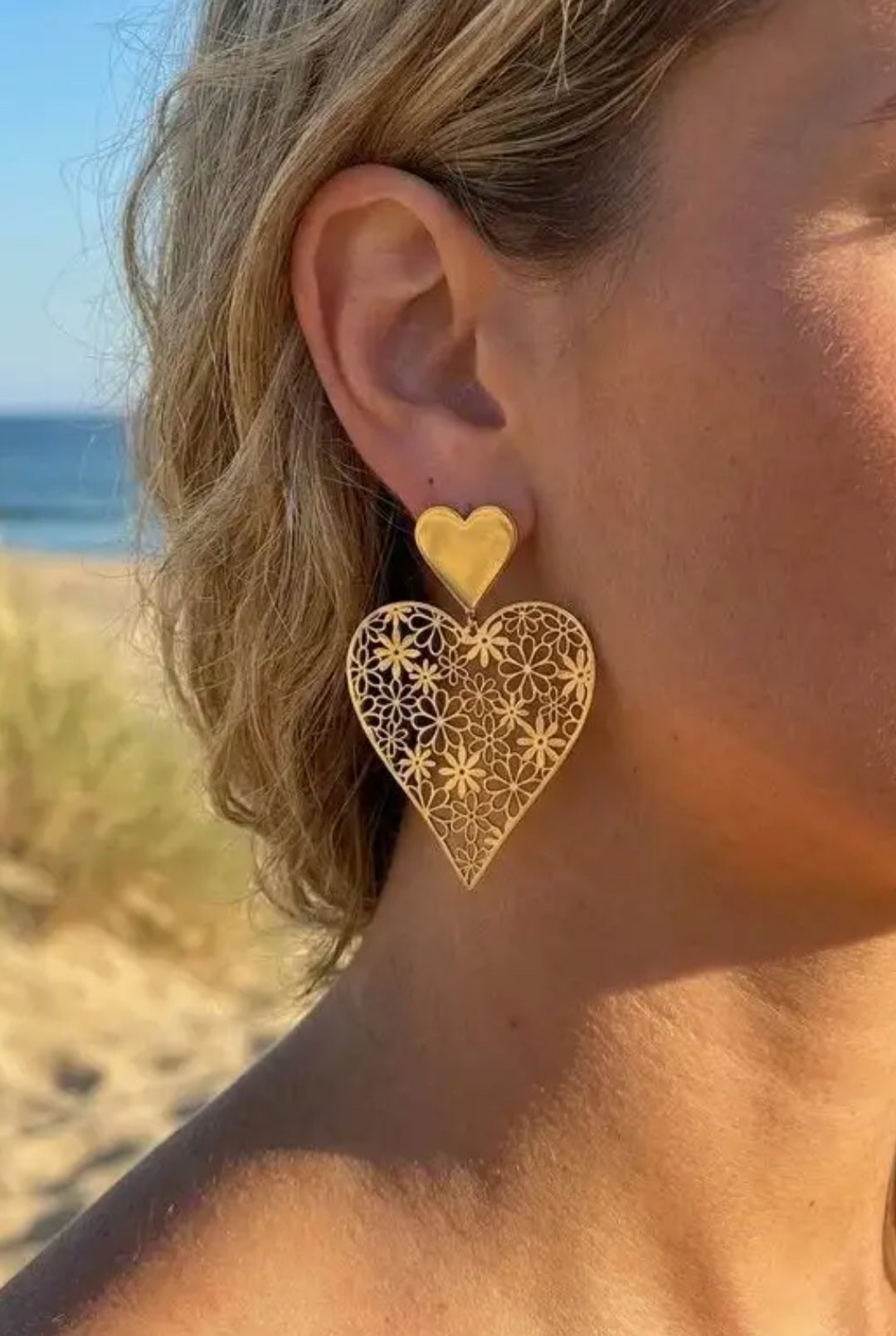 Boucles d'oreilles en acier inoxydable Réf 156