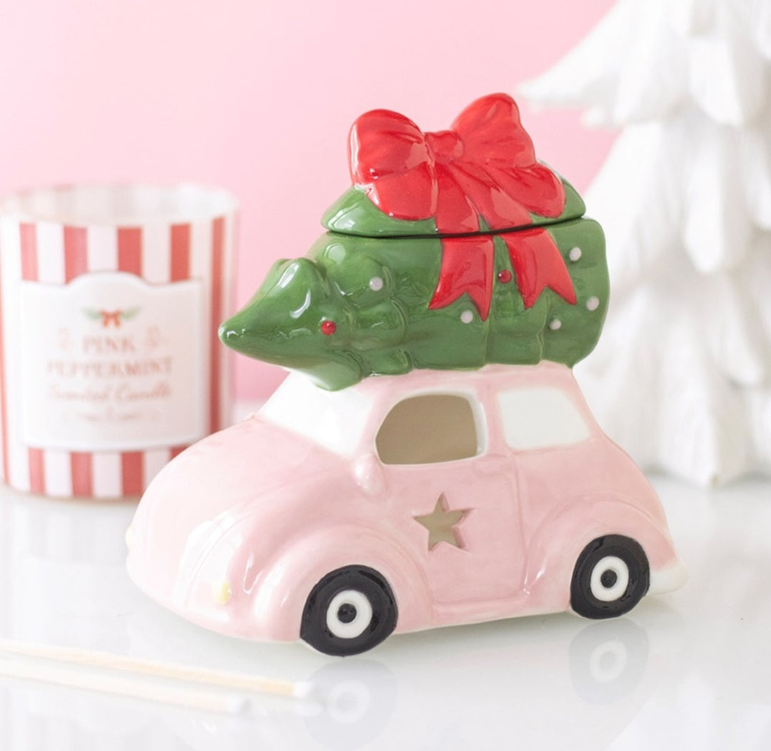 Brûleur voiture rose