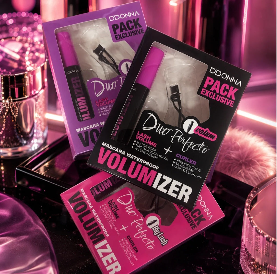 Mascara Volumizer + Recourbe Cils - D'donna effet ALARGA