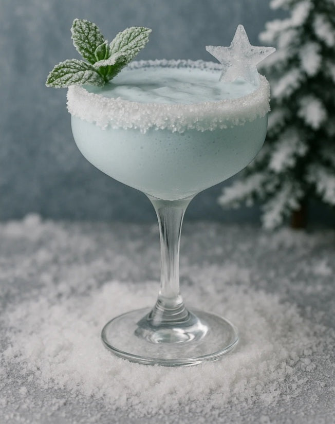Jelly cocktail des neiges (lait de coco, ananas, chocolat blanc)