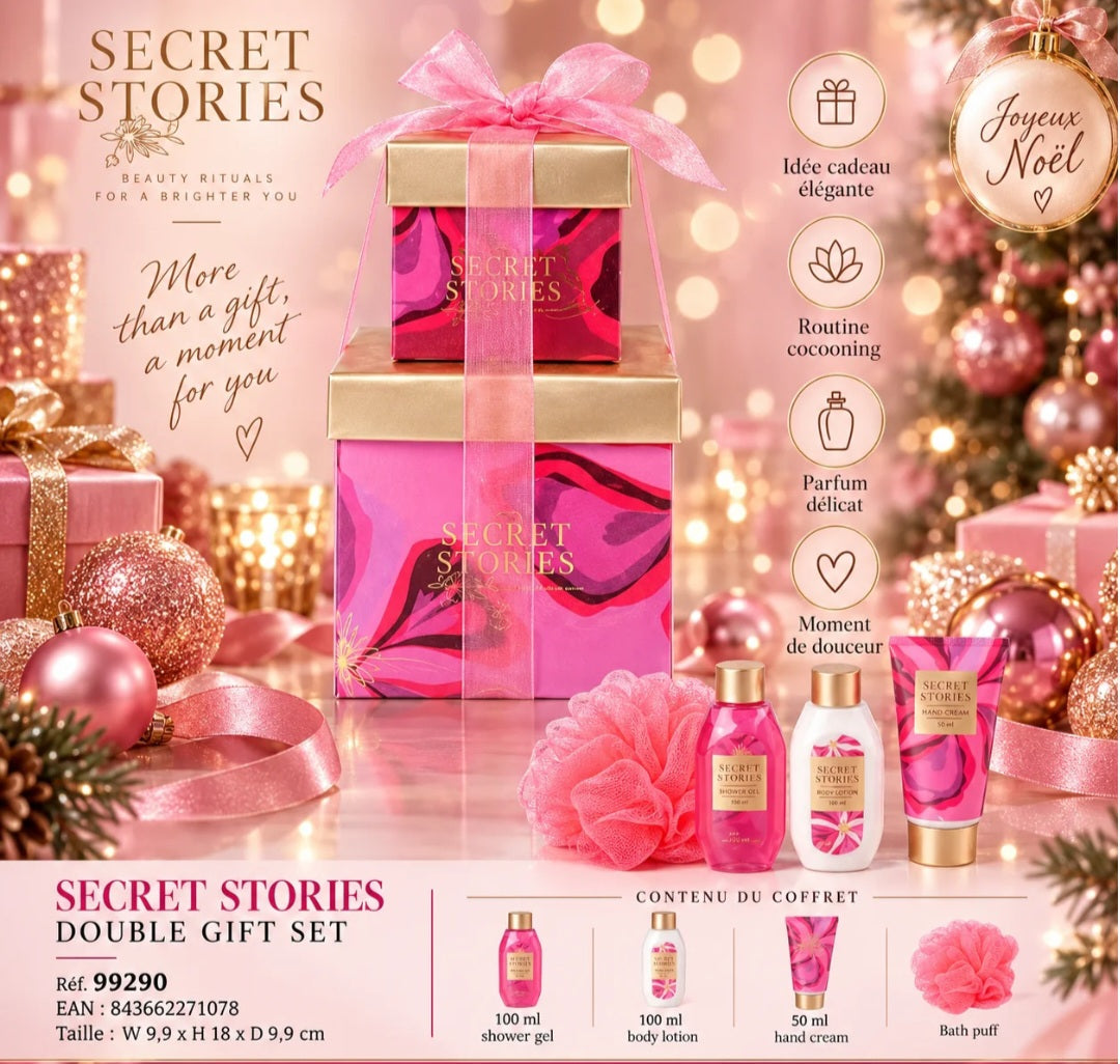 Secret Stories Double Gift Set – Coffret Bain & Corps