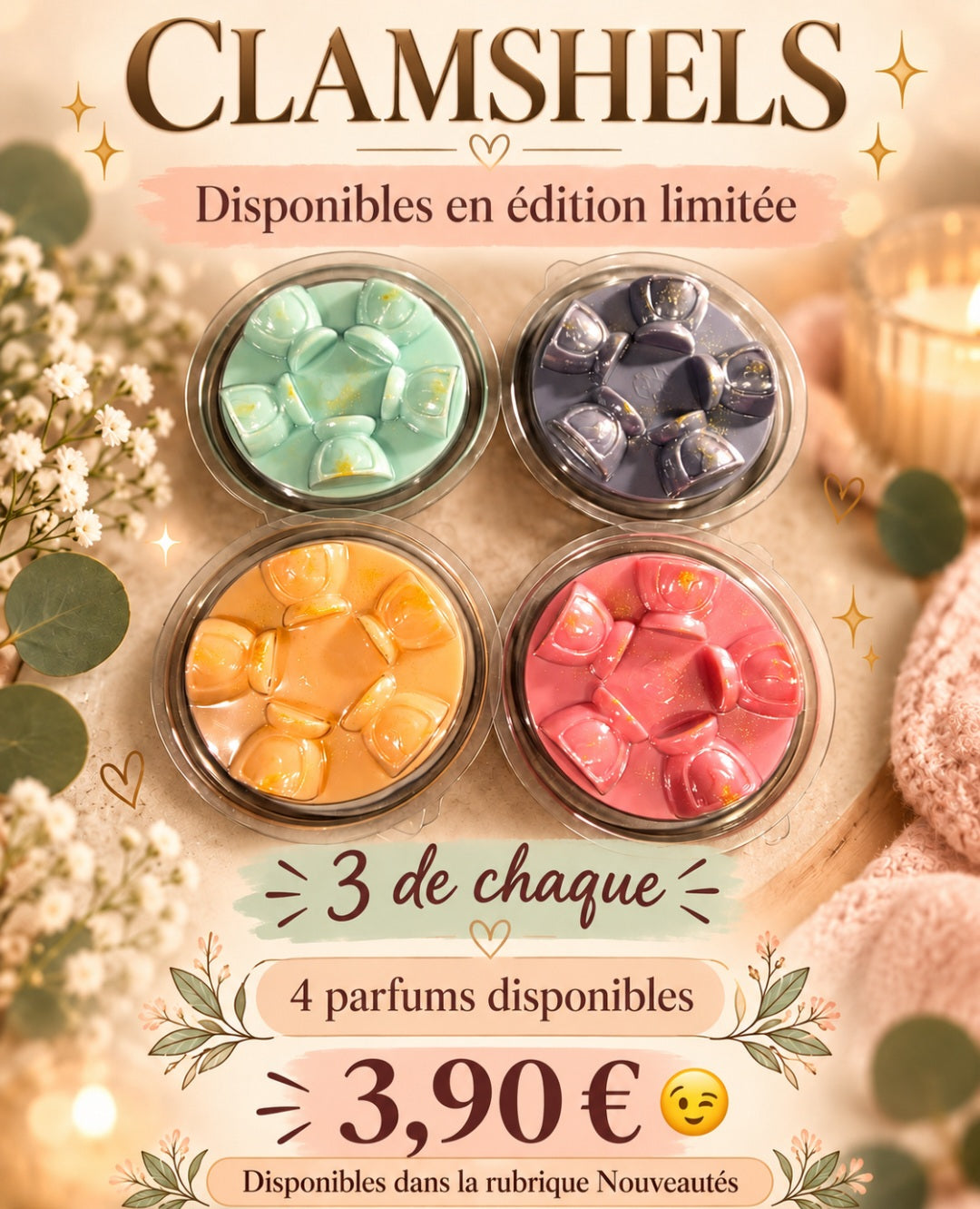 Clamshels brûleurs